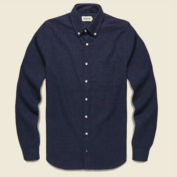Taylor Stitch Jack Shirt - Navy Donegal (Size M/40; Like New) - Picture 1 of 7